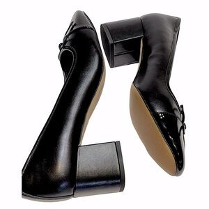 💥💥SALE💥💥J CREW CAP-TOE BALLET BLOCK HEEL SZ 10 MED EUC